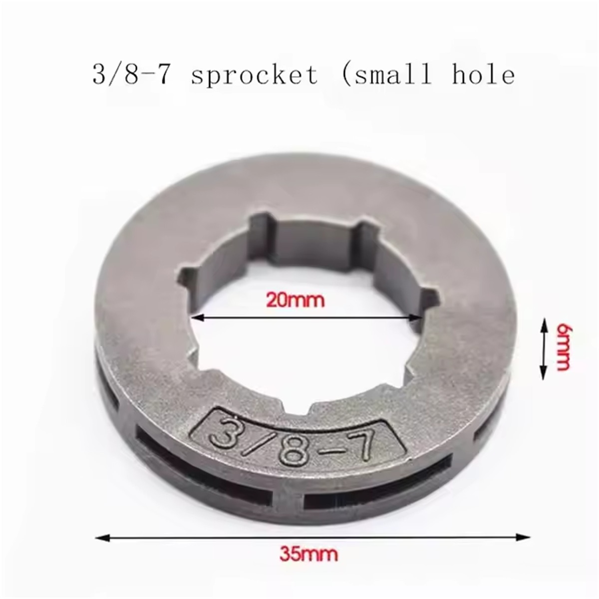 7-Tooth Chainsaw Rim Sprockets (3/8-7, .325-7 & P-7 Spline) - view 3